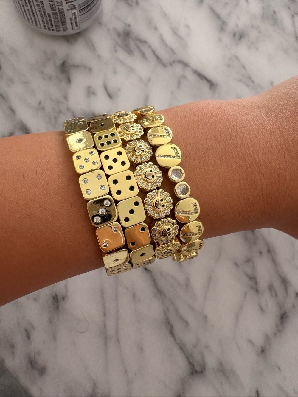 Lisa GozGold-Tone Women's Stackable Bracelets